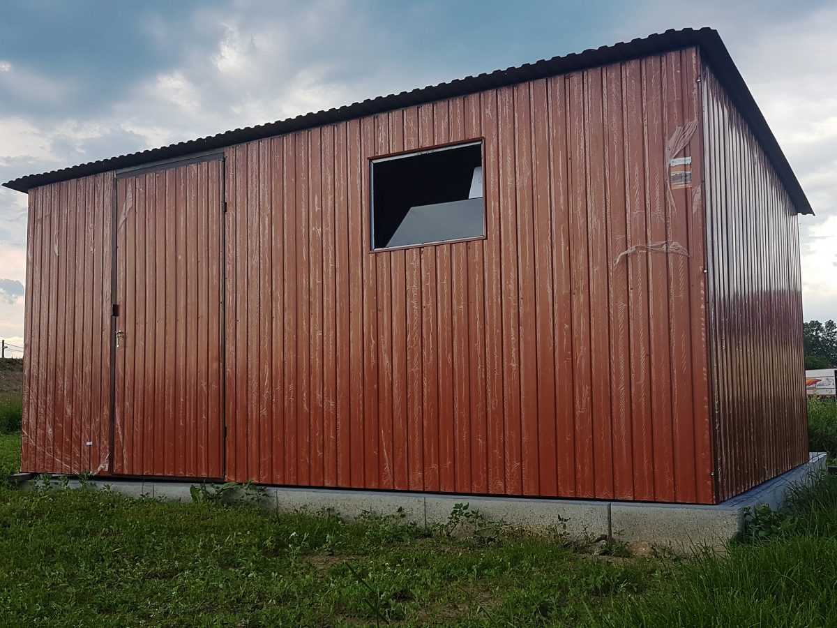 20190604 165524 - Gartenhaus 5×3m - hellbraun
