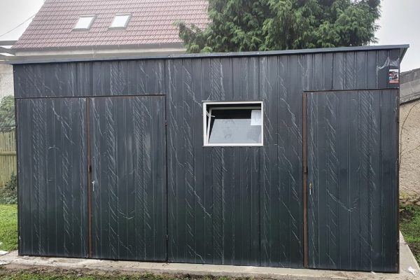 Gartenhaus 4,8×3m - Anthrazitgrau